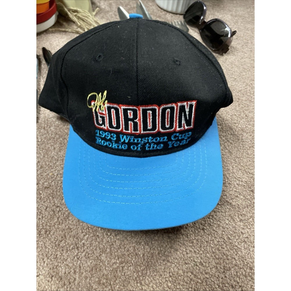 Vintage 1993 Nascar Jeff Gordon Winston Cup Rookie Of The Year Snapback Hat‎